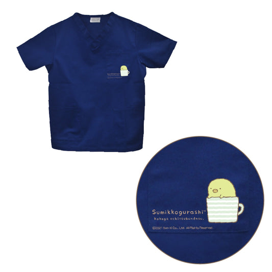 【CLIM】スクラブトップス  ぺんぎん